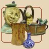Small photo of pieces with GLW glazes